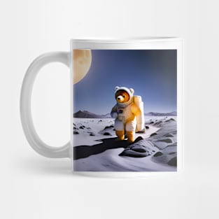 Teddy in a Space suit on the Moon Mug